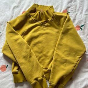 Free People Mock Neck Pullover